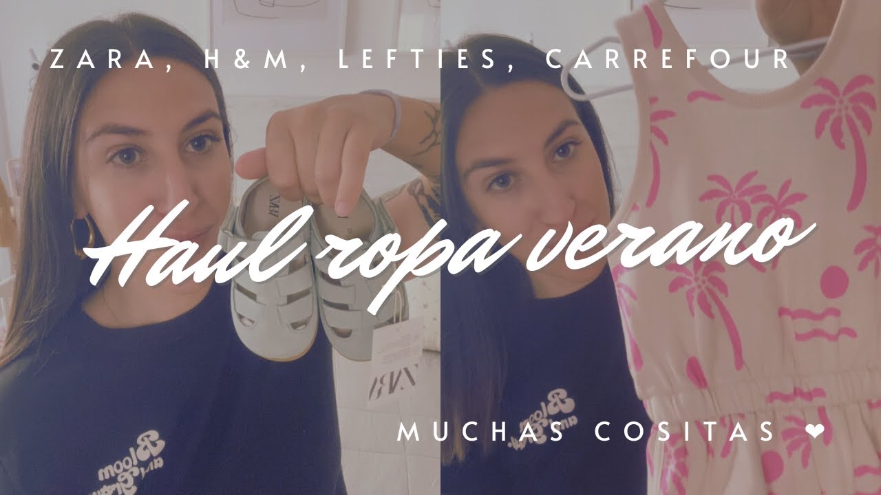 SUPER HAUL ROPA ZARA, LEFTIES, H&M, CARREFOUR NIÑA 2 Y 6 AÑOS