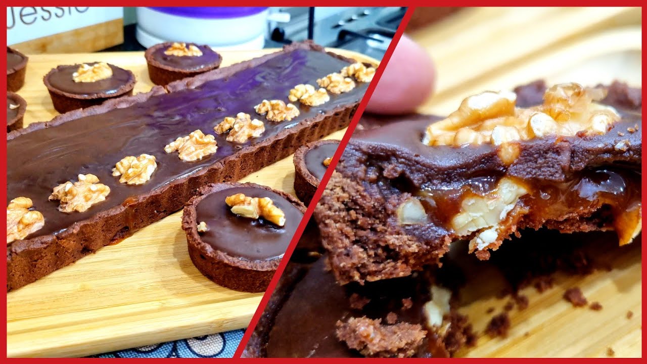 مطبخ ام وليد / تارت محشية كرامال صنع منزلي و غاناش شوكولا🍫 ، بنة على بنة 😋😋😍.