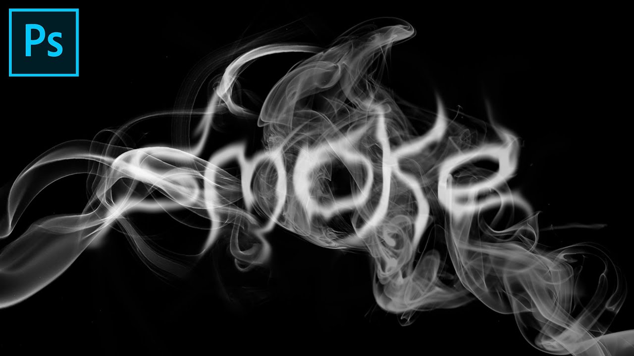 Создание ДЫМОВОГО ТЕКСТА в Adobe Photoshop | Текстовые эффекты Photoshop 