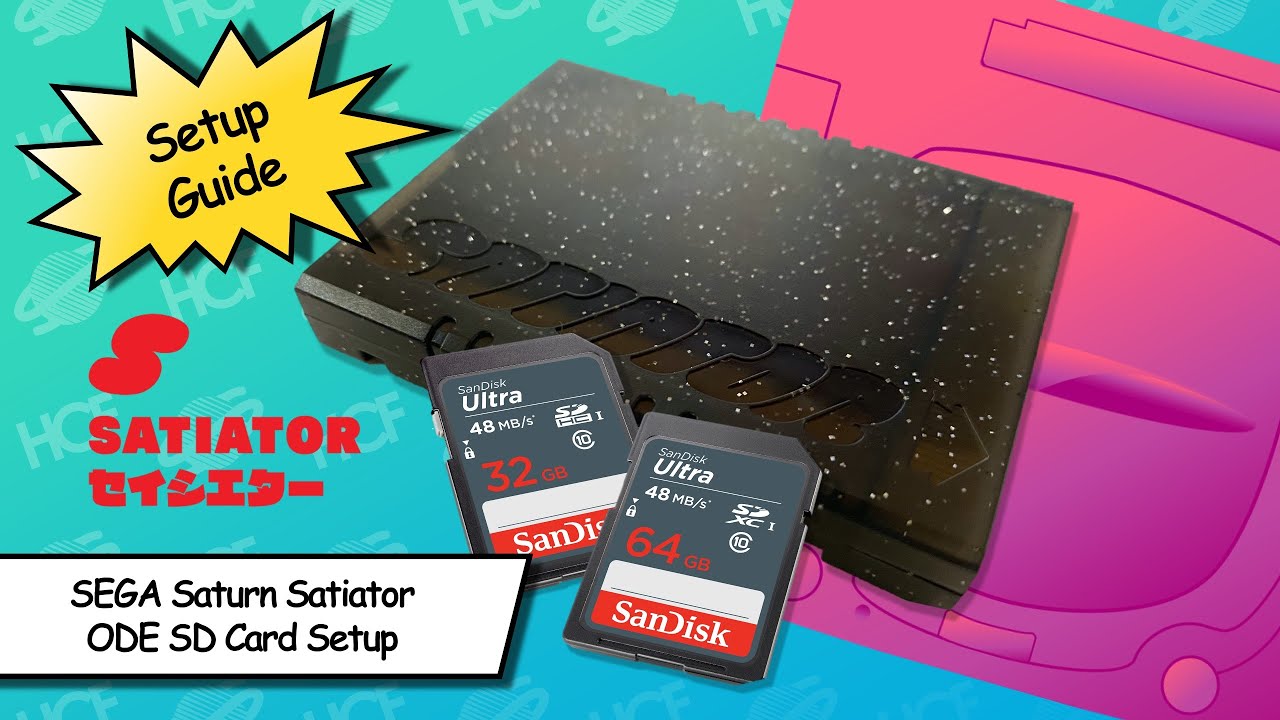 SEGA Saturn Satiator ODE | SD Card Setup | How To Guide