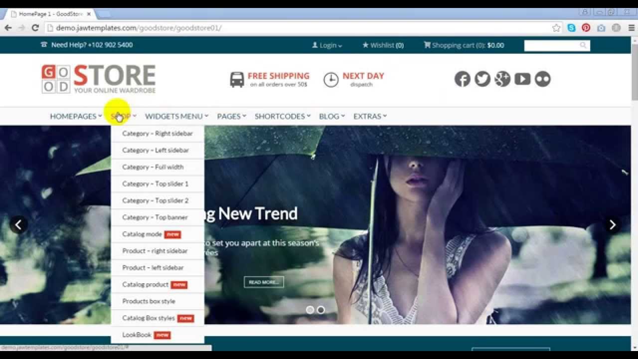 GoodStore - WooCommerce Theme Preview