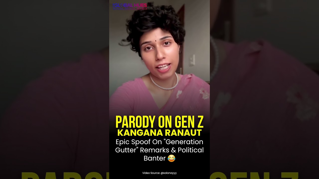 #generations #gutter #hilarious #kanganaranaut #parody On #genz  & Protests 🎭 #mimicry  #salonayyy