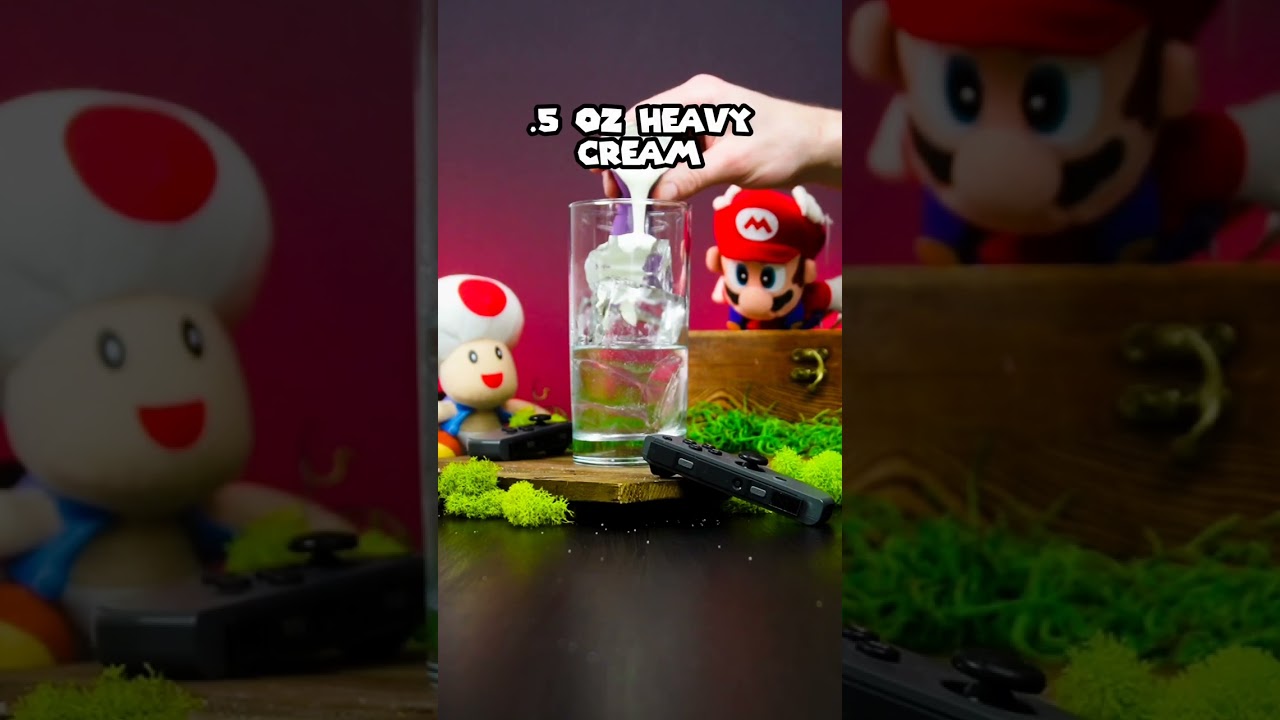 Power Up Soda (Cocktail Inspired by Super Mario)
