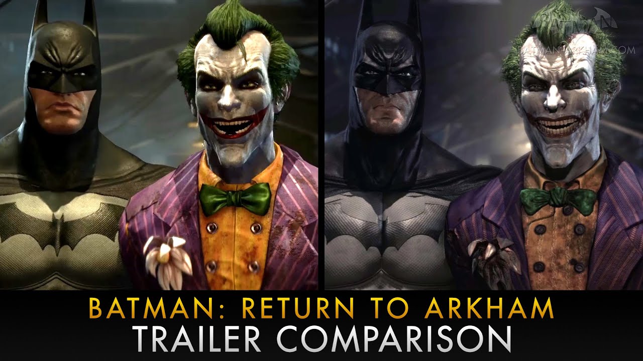 Batman: Return to Arkham Graphics Comparison