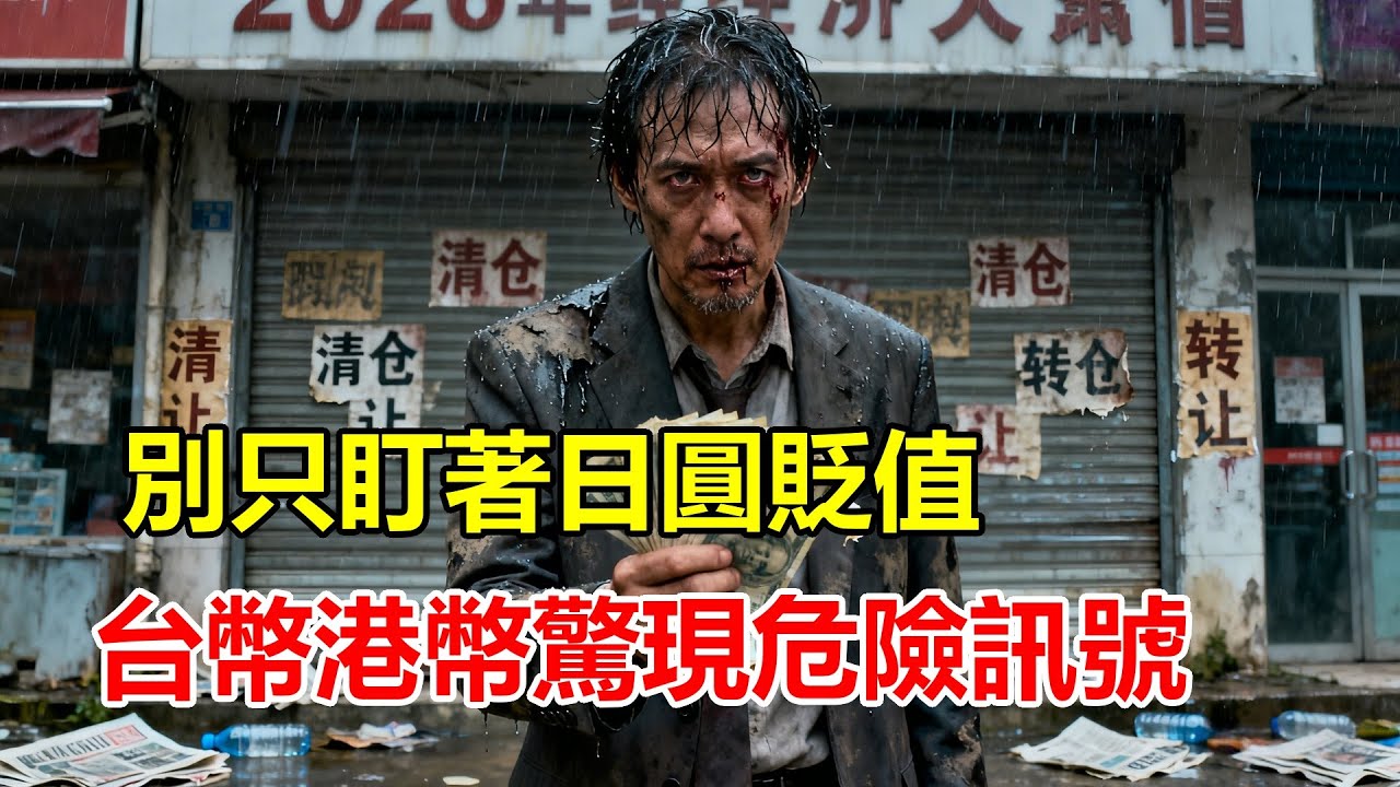 別只盯著日圓貶值！台幣港幣驚現「危險訊號」！外資正在瘋狂撤離，你的積蓄還安全嗎？#台幣 #港幣 #外資撤離 #經濟危機 #投資 #理財 #風險評估 #台股 #港股 #日圓貶值 #資金安全