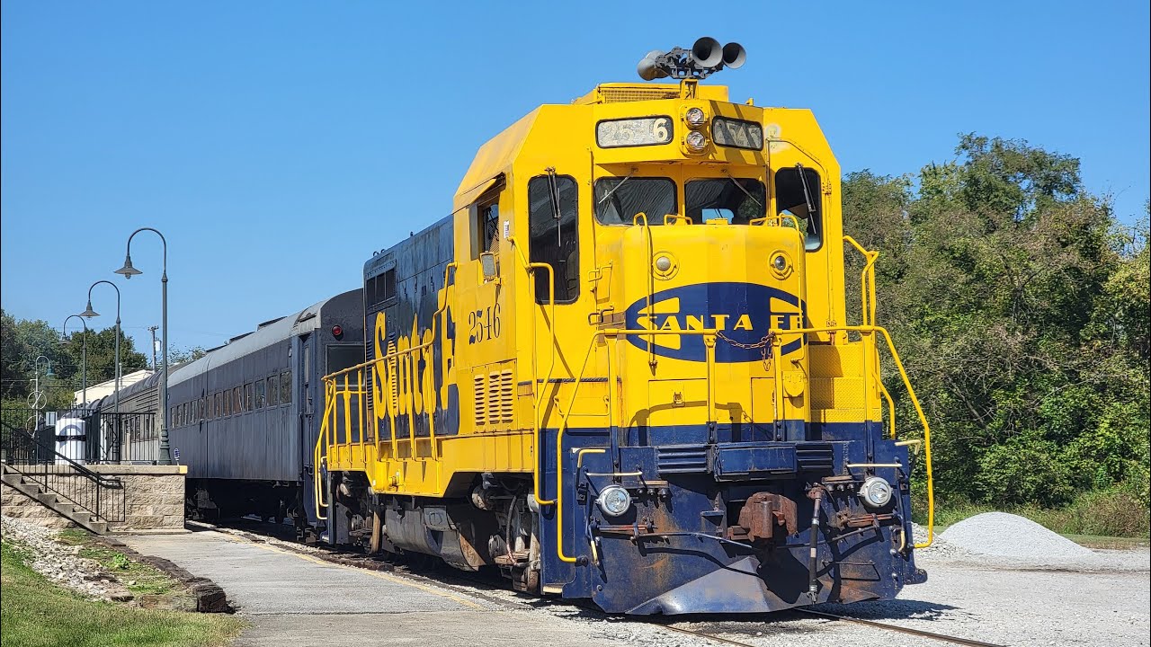 Riding Behind CF7 2546 at the Kentucky Railway Museum
