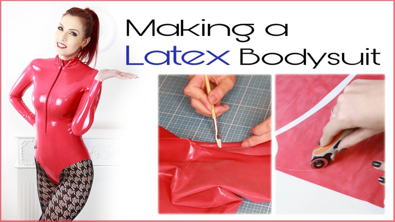 Crafting a Latex Bodysuit in 10 Minutes 😉 (time lapse 😇)