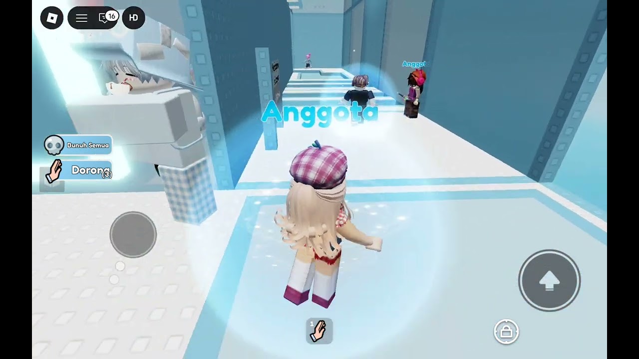 hai maaf kalau kalah soalnya edisi aish(menara kotak biru Roblox Indonesia)