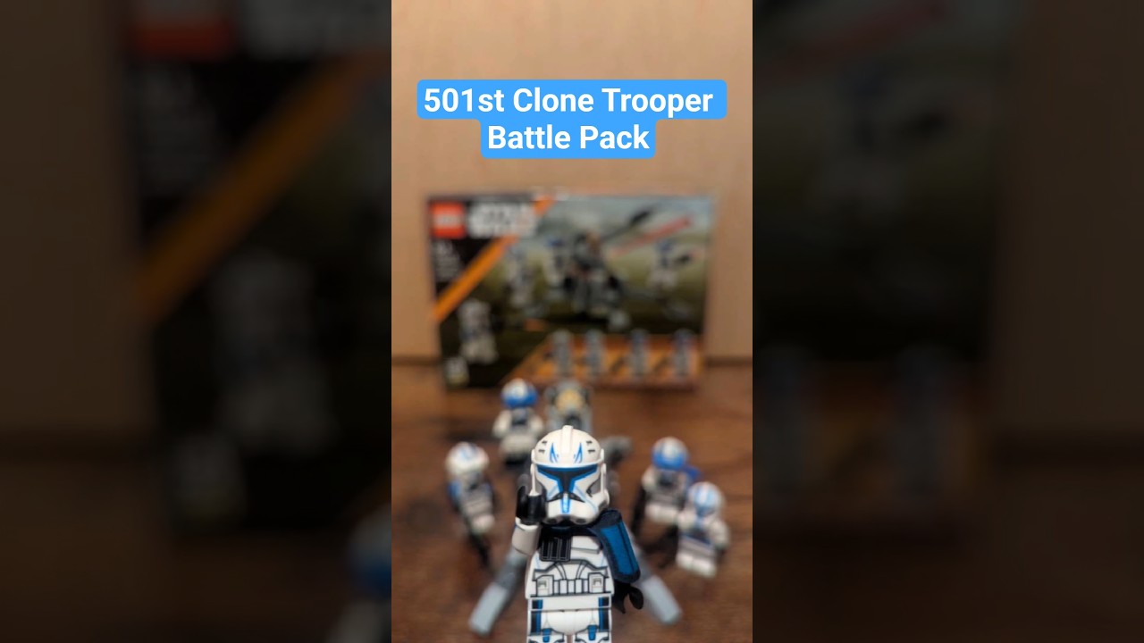 ⚔️ 🟦 LEGO 501st Clone Troopers Battle Pack &ndash; Epic Stop Motion Build! | Star Wars 75345