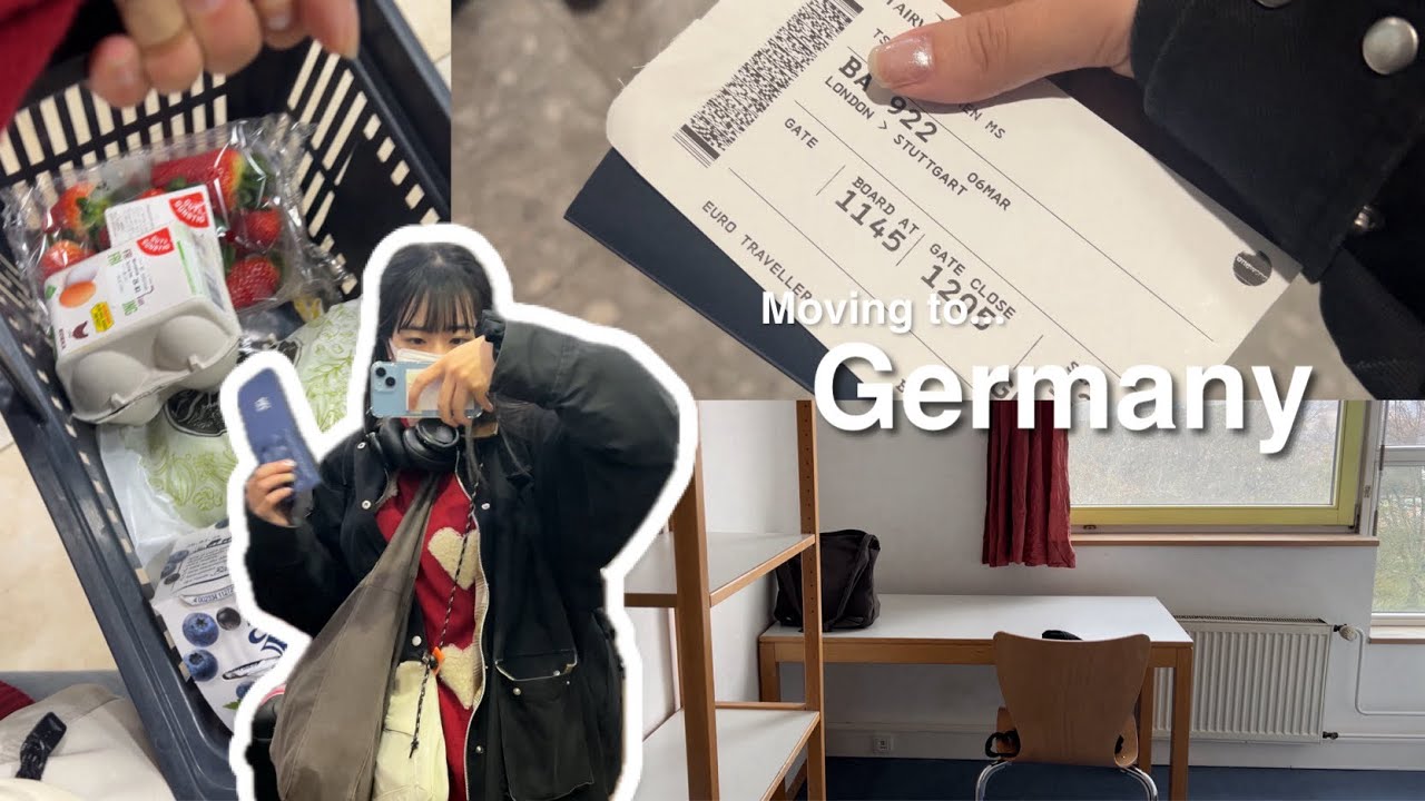 【ドイツvlog】moving to Germany🇩🇪｜ドイツ留学開始！