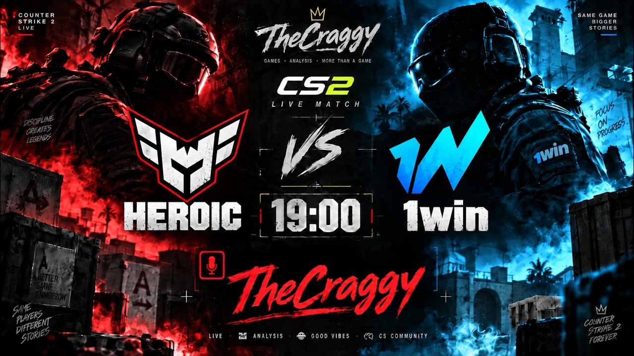HEROIC vs. 1win - Thunderpick World Championship 2026 Closed Qualifier LIVE by @TheCraggyCS