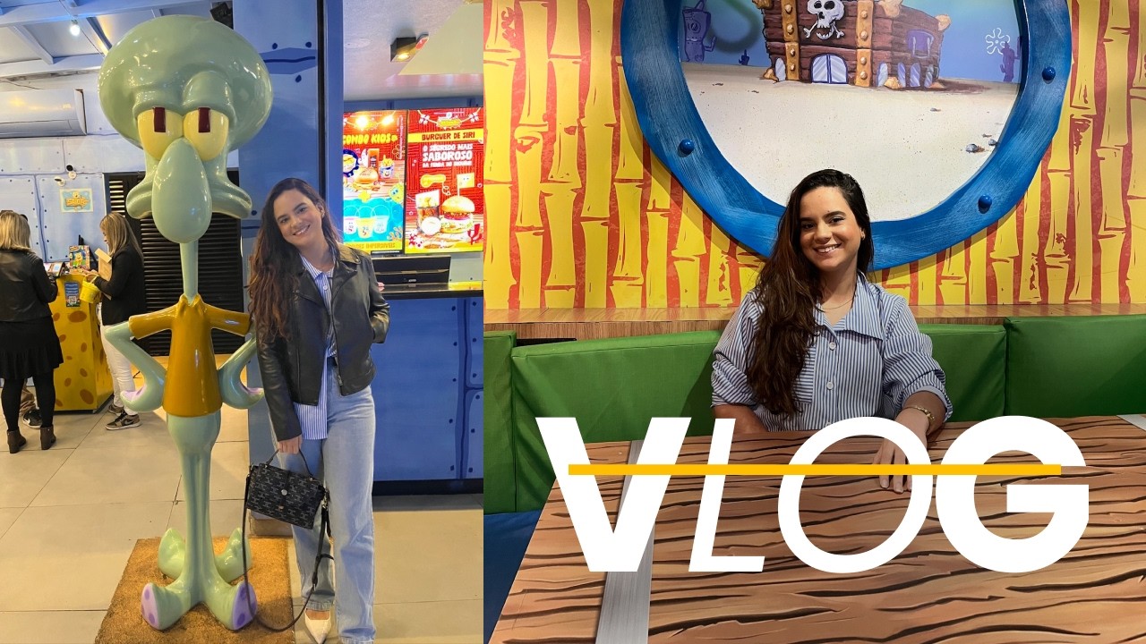 Fui no restaurante do Bob Esponja | starbucks | Dias produtivos em São Paulo