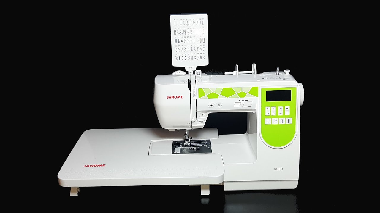 Janome 6050 sewing machine - unboxing and detailed review