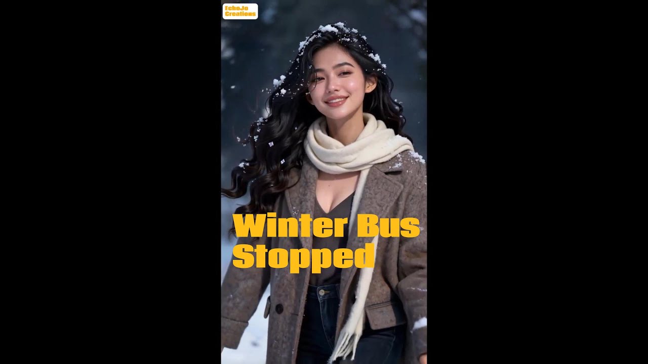 She stepped off the bus for him. ❄️