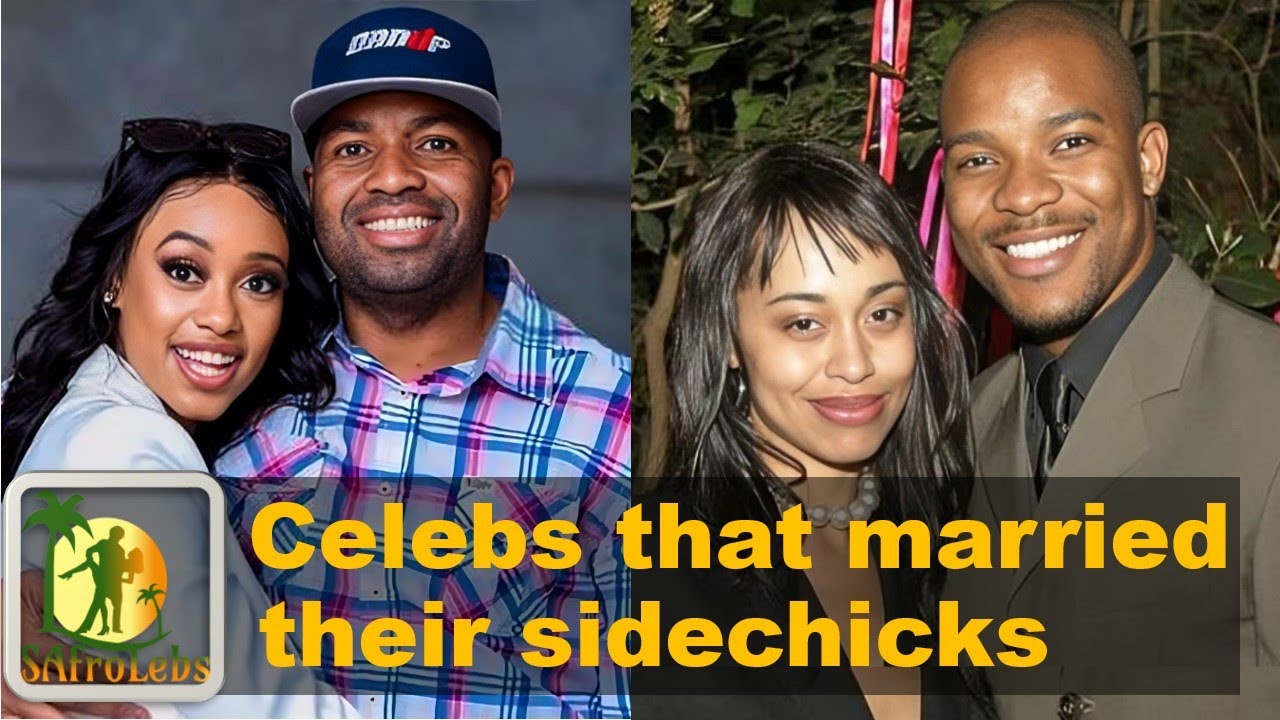 7 Mzansi Celebs that eventually married their side chicks
