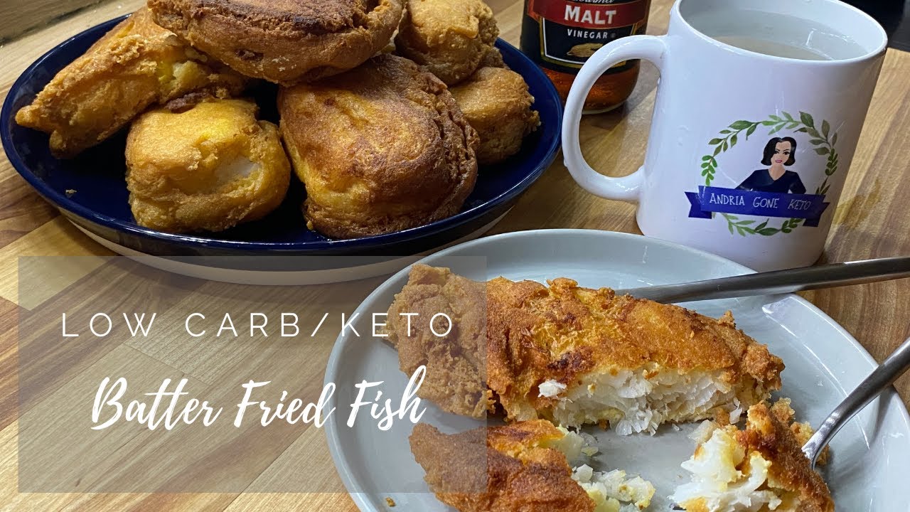 Low Carb/ Keto Recipe: Battered Fried Fish