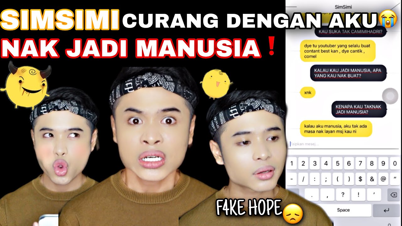 SIMSIMI CURANG DENGAN AKU😭❗️| DIA SAYANG AKU TAPI😞…….