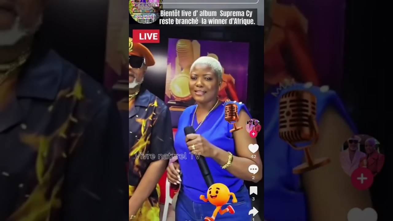 BIENTÔT  LIVE  D' ALBUM  SUPREMA CY RESTE BRANCHE  LA  WINNER D' AFRIQUE