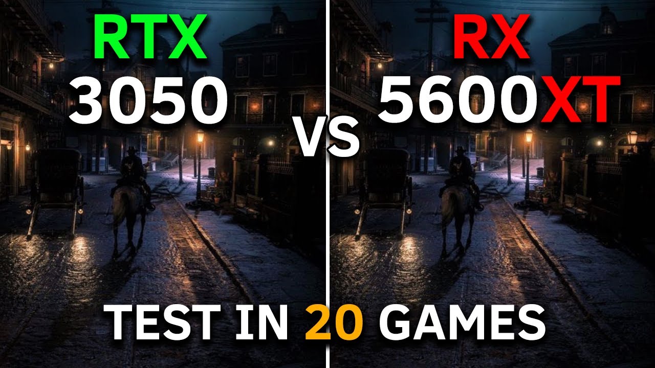 RX 5600 XT vs RTX 3050 | Test In 20 Games at 1080p | 2024