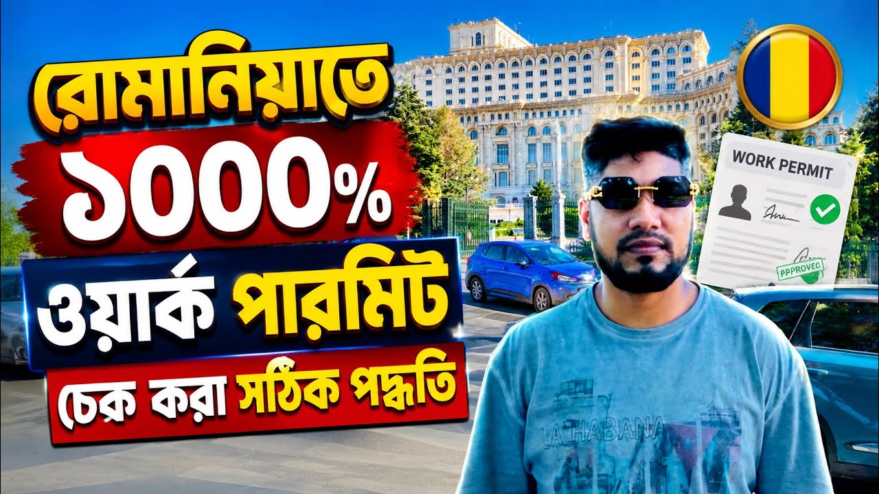 রোমানিয়া ওয়ার্ক পারমিট চেক করা সঠিক নিয়ম। আপডেট রোমানিয়া ওয়ার্ক পারমিট।