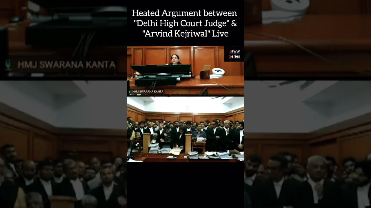 Heated Argument between Delhi High Court Judge & Arvind Kejriwal |#Kejriwal #JusticeSwarnaKantSharma