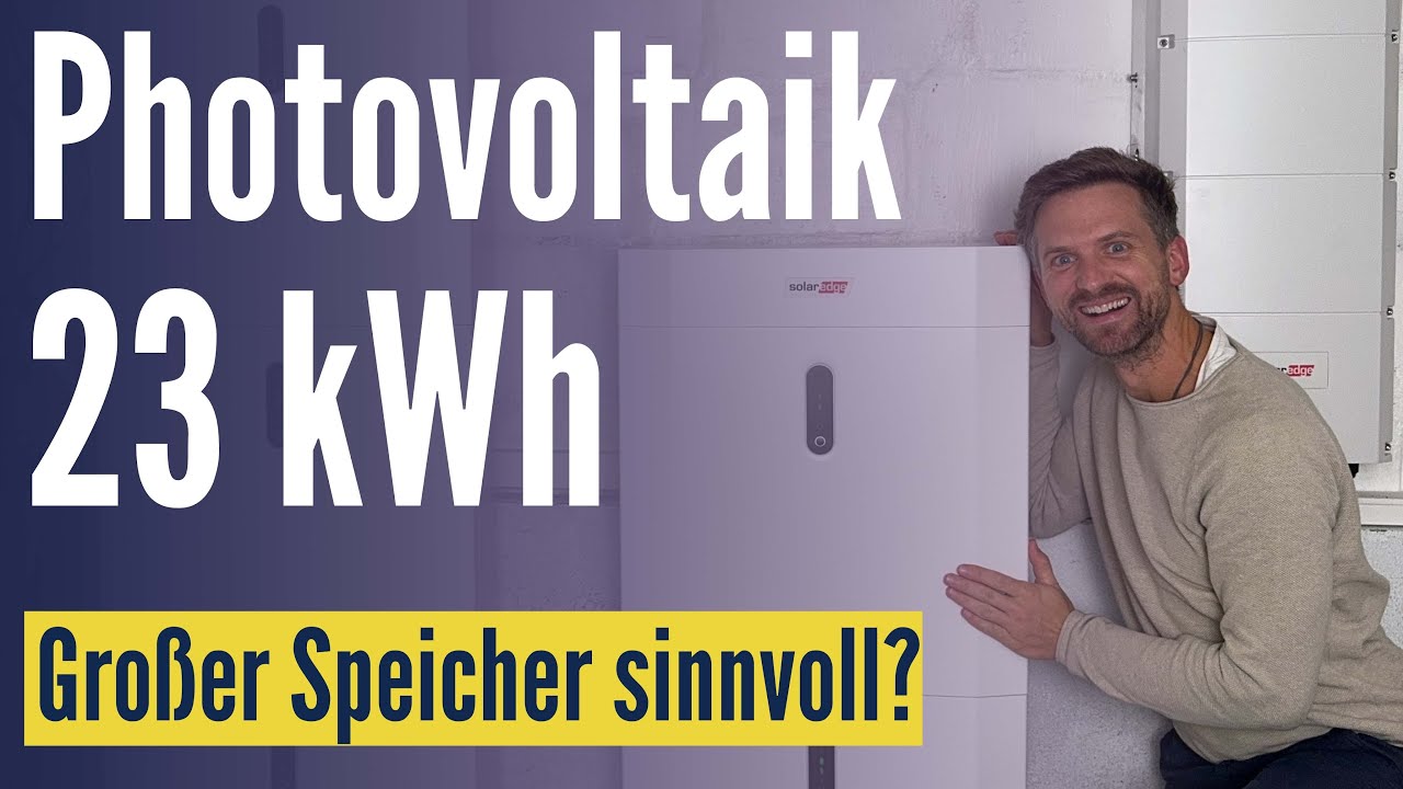 Solarstrom 2024: Was bringt ein gro&szlig;er Stromspeicher? Meine Erfahrung mit 23 kWh Speicher