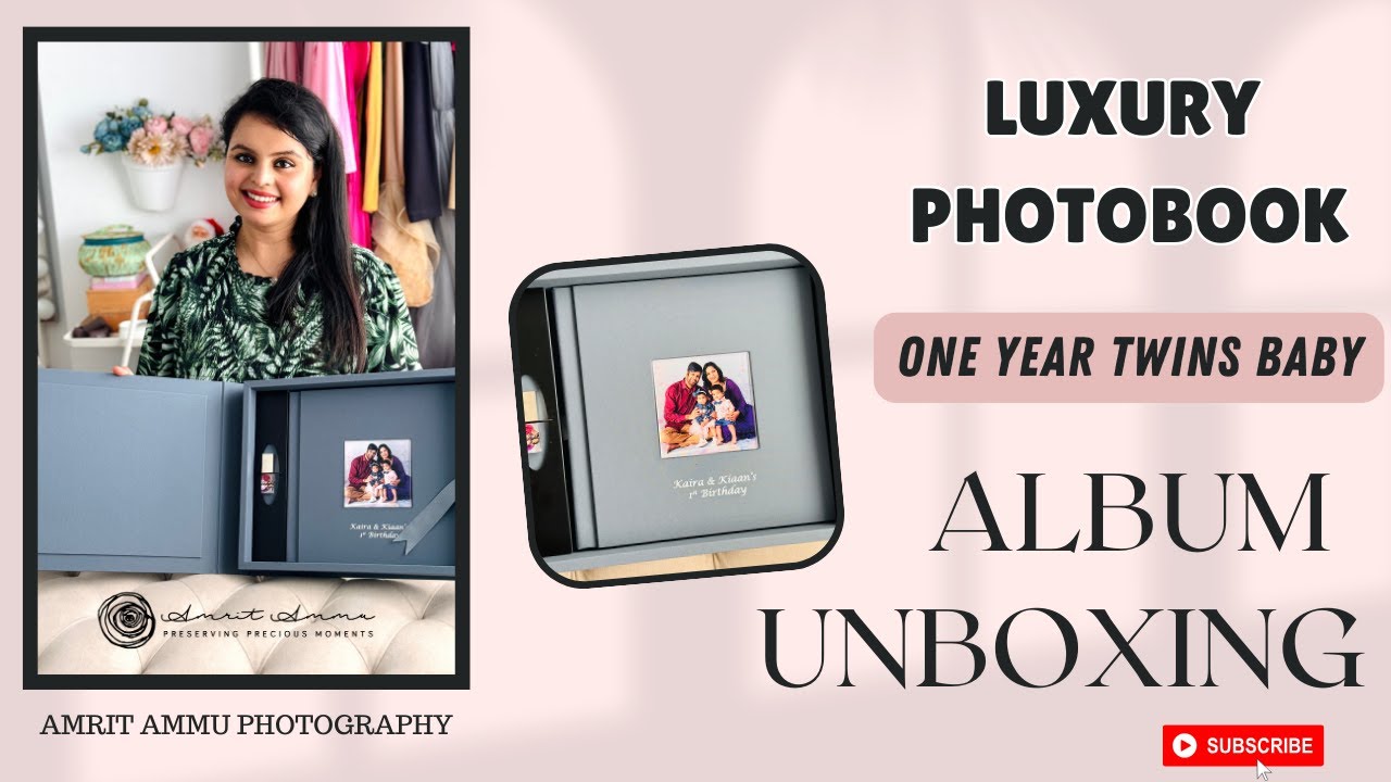 Our Luxury Photobook Album Unboxing | Best Photo Album Design | Amrit Ammu Photography