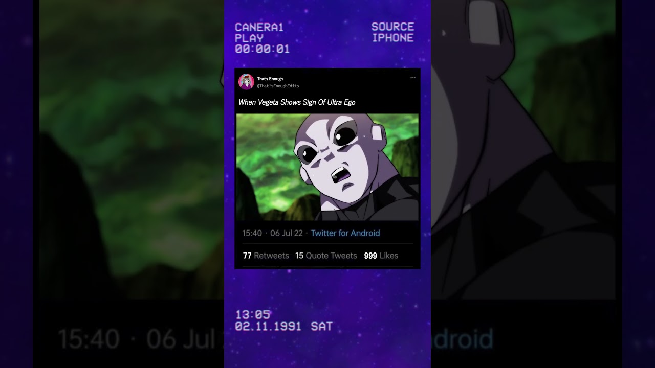 When Vegeta Shows Sign Of Ultra Ego #shorts