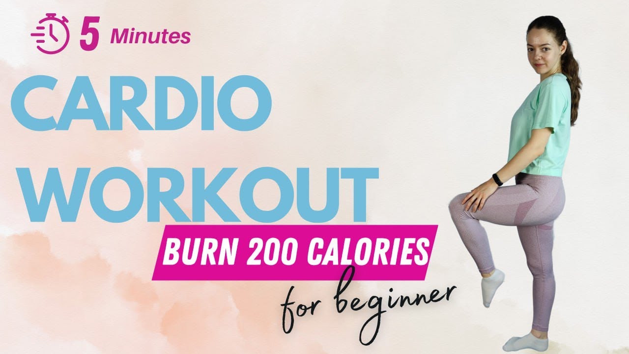 5 MIN INTENSE CARDIO WORKOUT (Burn 200 calories in 5 min!!!) HIIT Workout at home | No Equipment