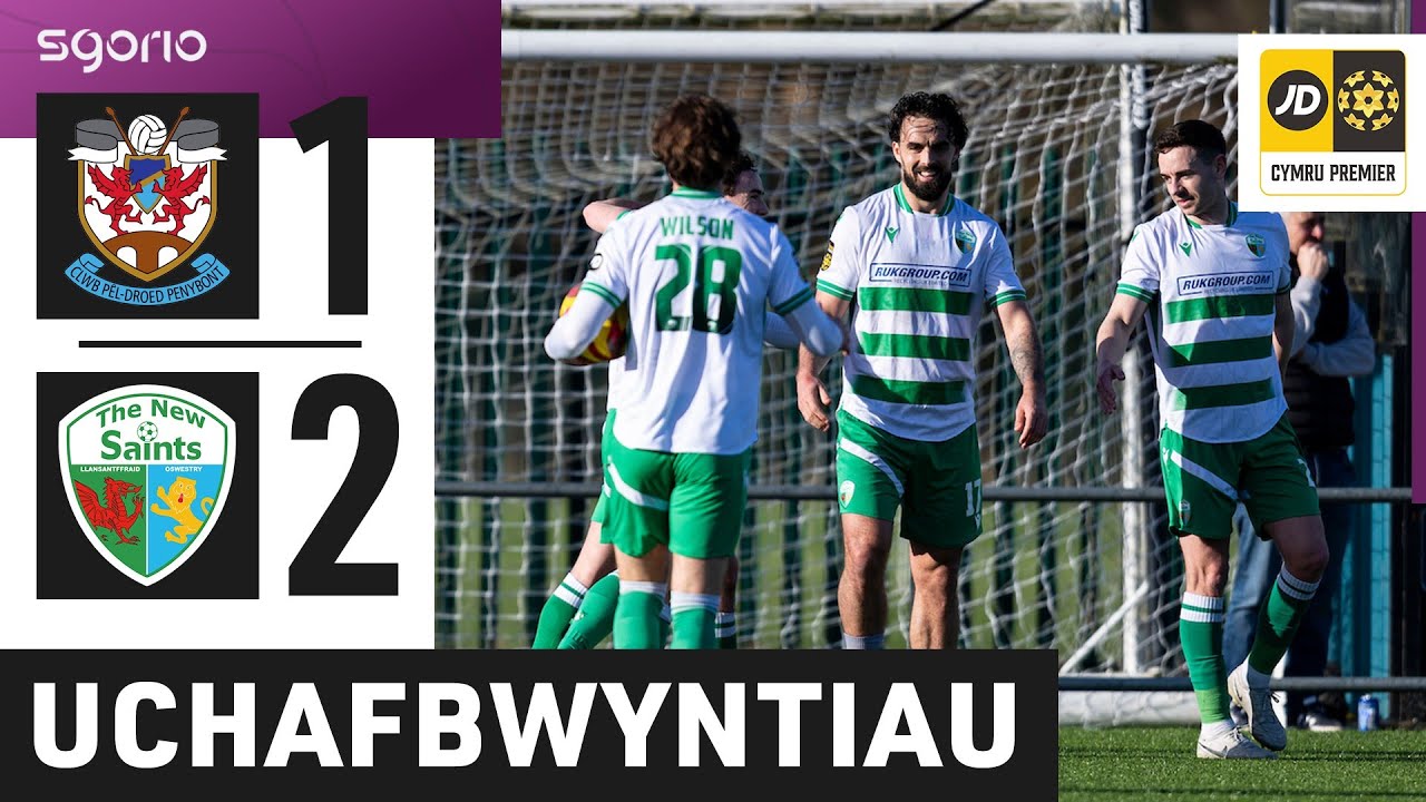 Uchafbwyntiau | Highlights: Pen-y-bont 1-2 Y Seintiau Newydd | Cymru Premier JD