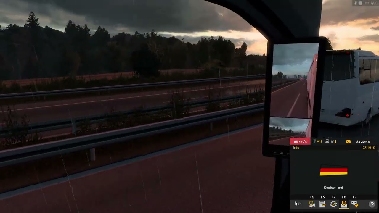 Euro Truck Simulator 2 | Driving from Linz (Austria) to Bavaria (Germany)