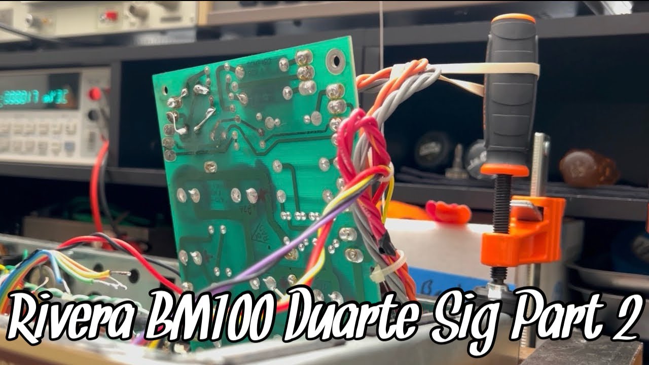 Rivera BM-100 Chris Duarte Sig Часть 2: Ремонт печатной платы усилителя мощности
