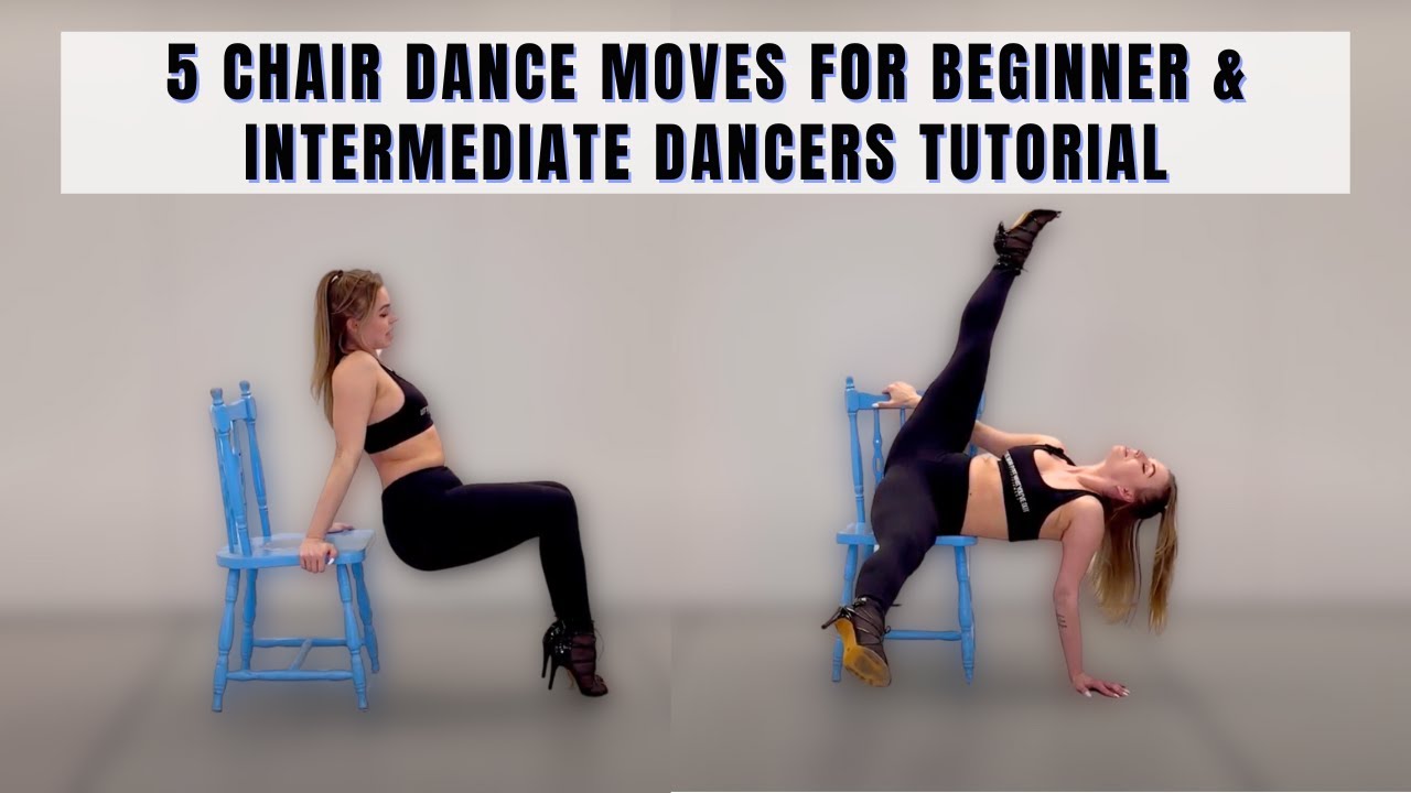5 Chair Dance Moves For Beginner & Intermediate Dancers || Dance Tutorial
