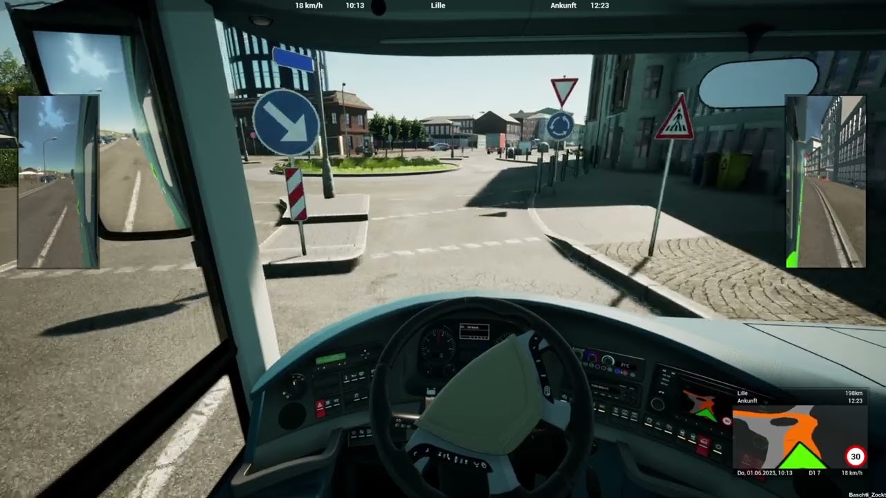 Fernbus Simulator | Fahrt von Charleroi nach Düsseldorf [1/7] [Xbox Series X] [Gameplay - Deutsch]
