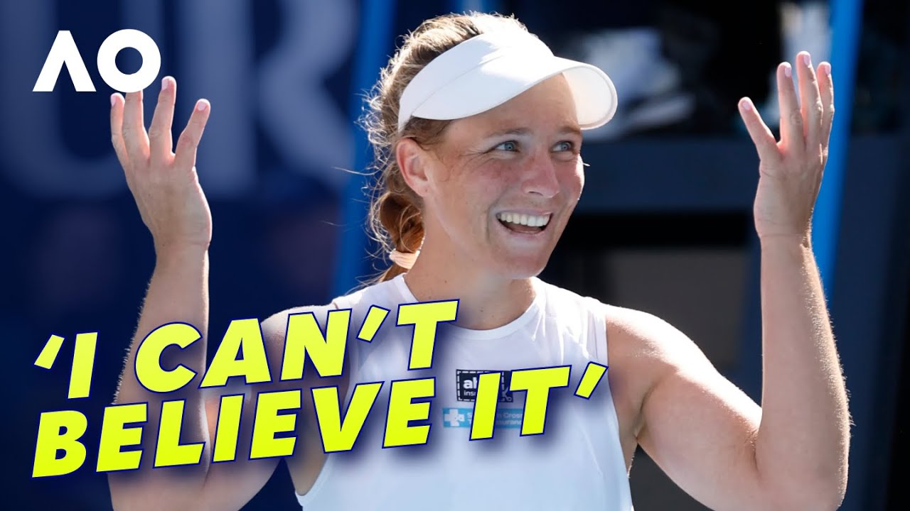 Maddison Inglis is lost for words after a HUGE round 2 win! | AO 2026 | Wide World of Sports