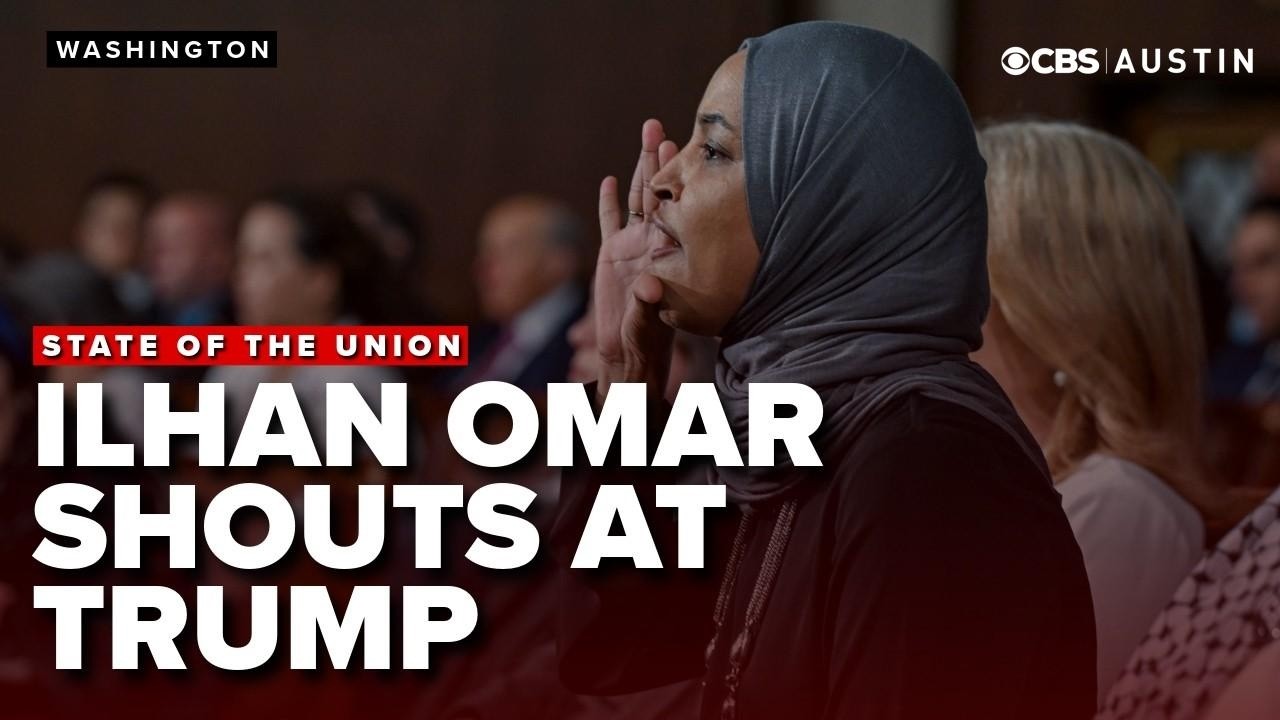 Minnesota Democrat ILHAN OMAR shouts at TRUMP during State of the Union Address   Here's why