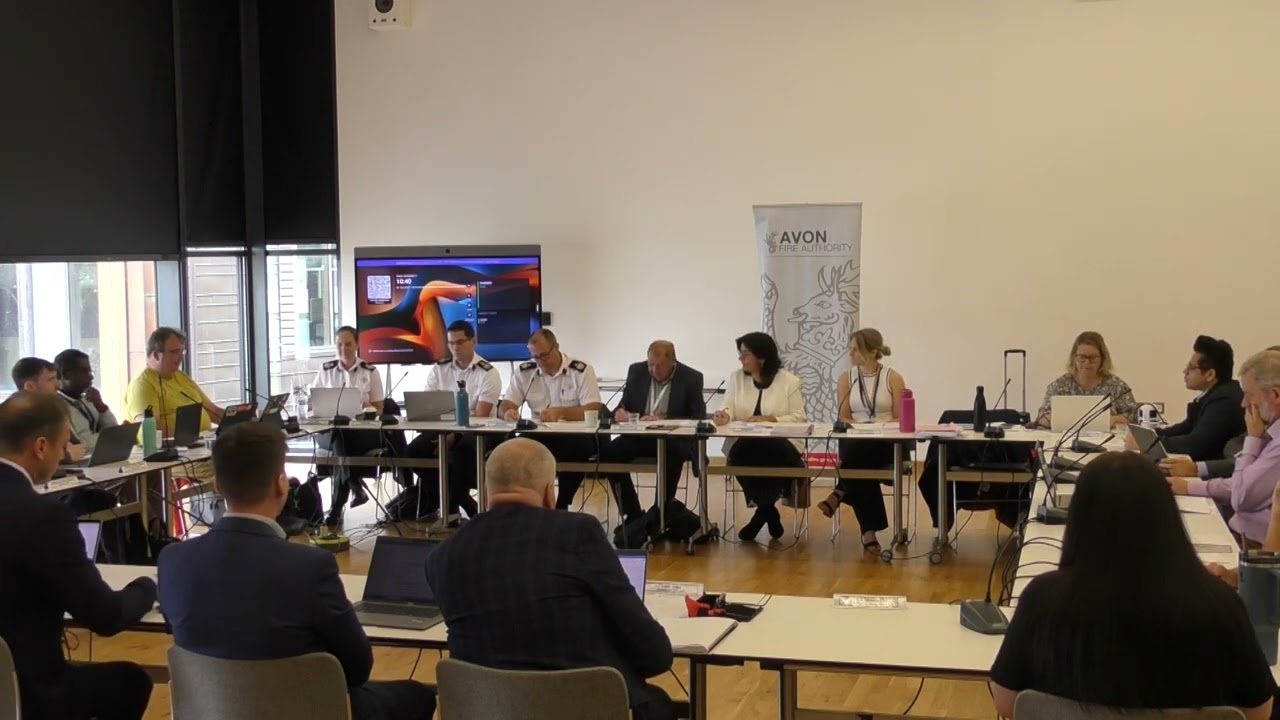 Avon Fire Authority - Audit Governance and Oversight Committee Meeting 19 September 2025