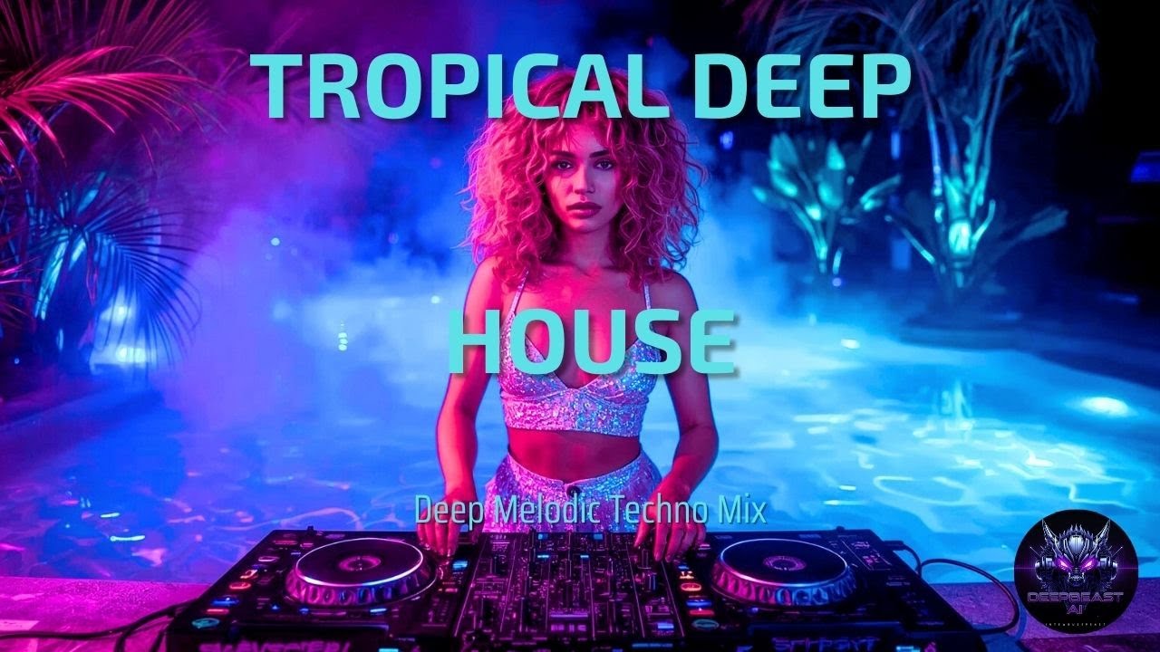 Tropical Pool Deep House Mix 🌴 | Melodic Chill & Night Vibes | AI DJ Set