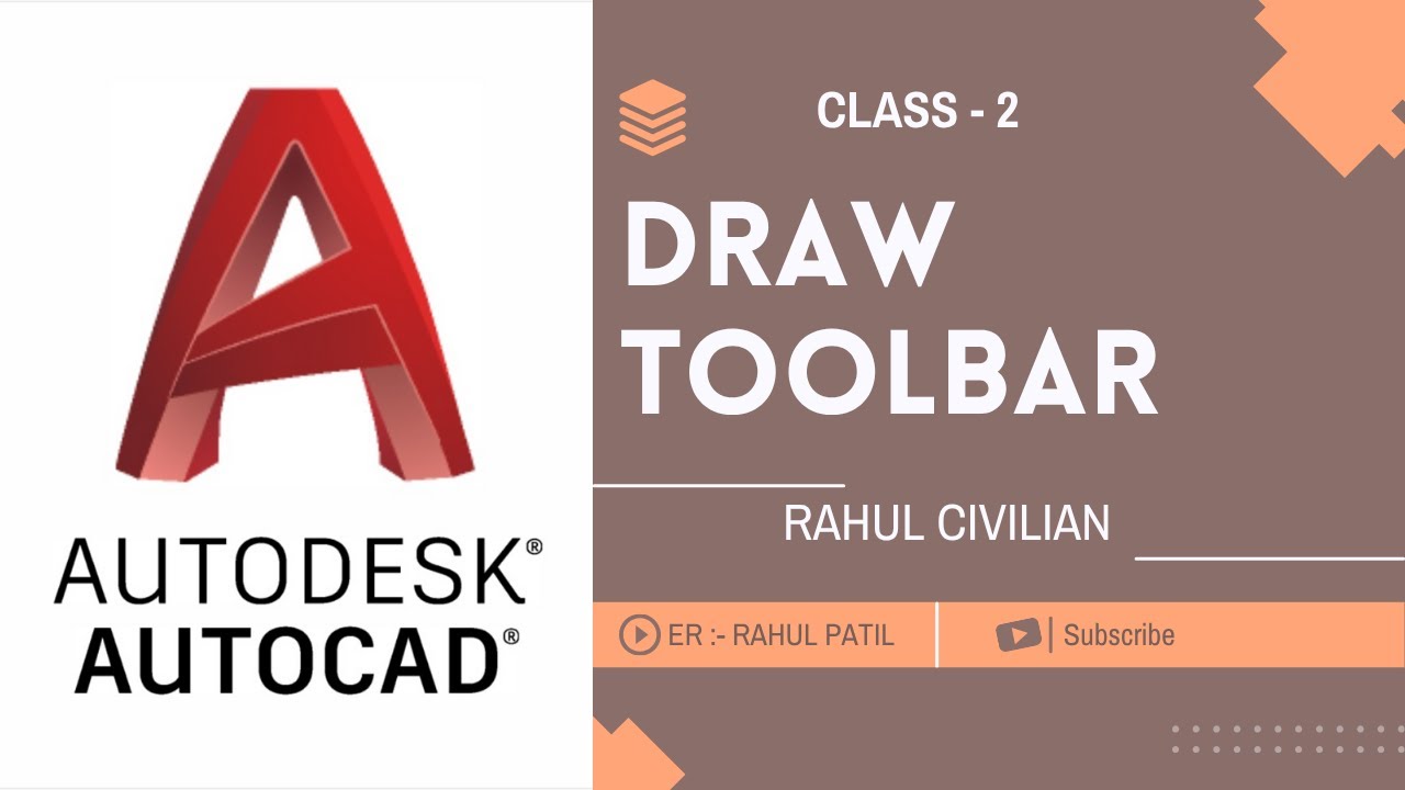 CLASS - 2 I AutoCAD Draw Toolbars (Part-1)