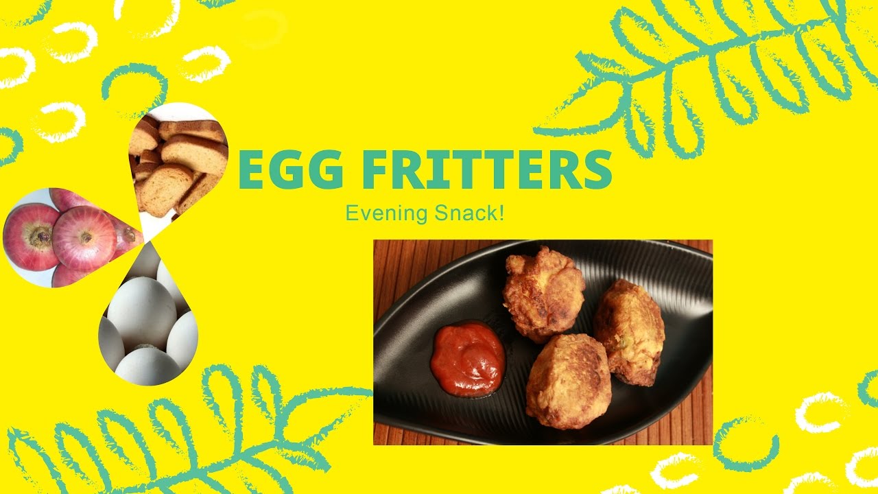 How To Make Egg Fritters - Quick One Minute Video