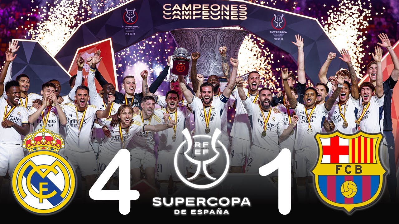 Real Madrid &times; Barcelona ● Spanish Super Cup Final 2024 | Highlights HD