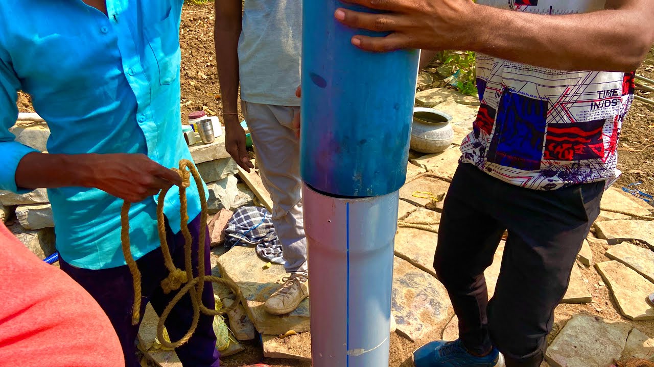 Borewells me new checking pipe!! 101%!! guarantee Ke Saath ￼ come 🥰🥰#borewell #youtubeshorts ￼
