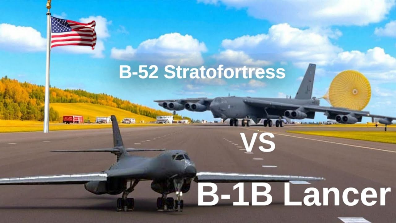B-1B Lancer Vs B-52 Stratofortees | Stealth Bomber comparison  |