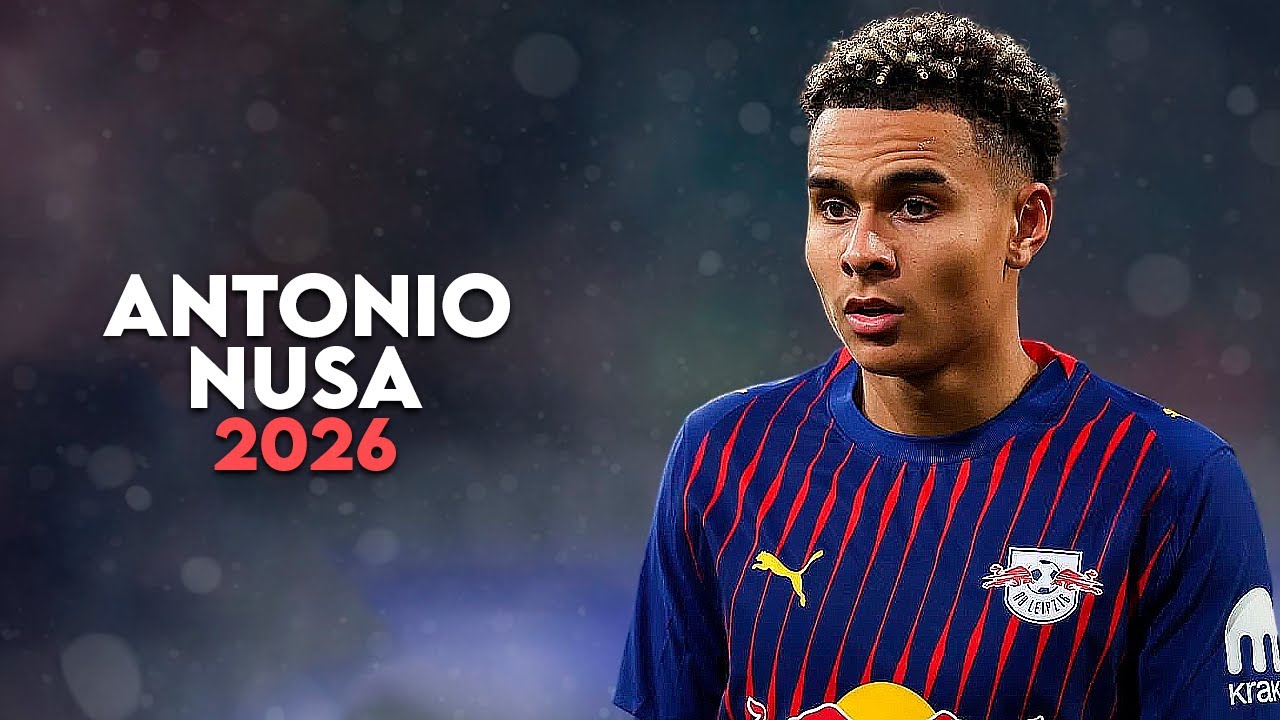 Antonio Nusa 2026 - Crazy Dribbling Skills, Goals & Assists - HD