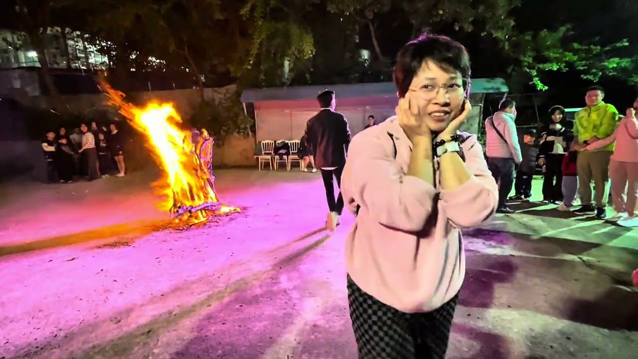 tối đốt lửa trại tại mộc châu