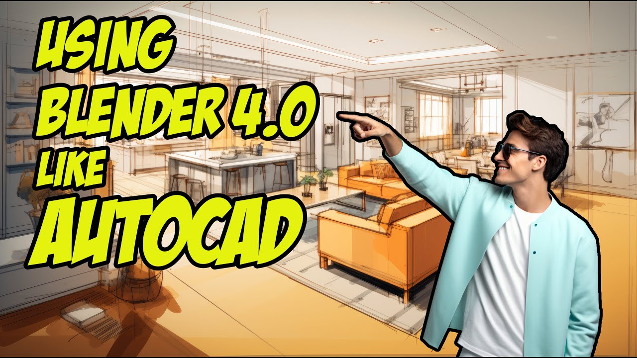 Using Blender 4.0 like AutoCAD