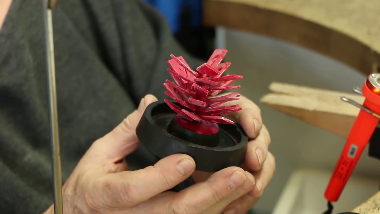 2019, Joaillerie, Cire perdue, 03 Montage d'un arbre de coulée