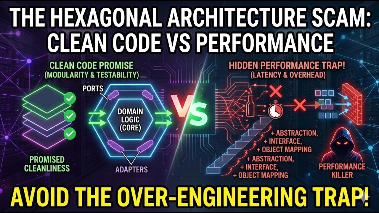 The Hexagonal Architecture Scam: Clean Code vs Performance