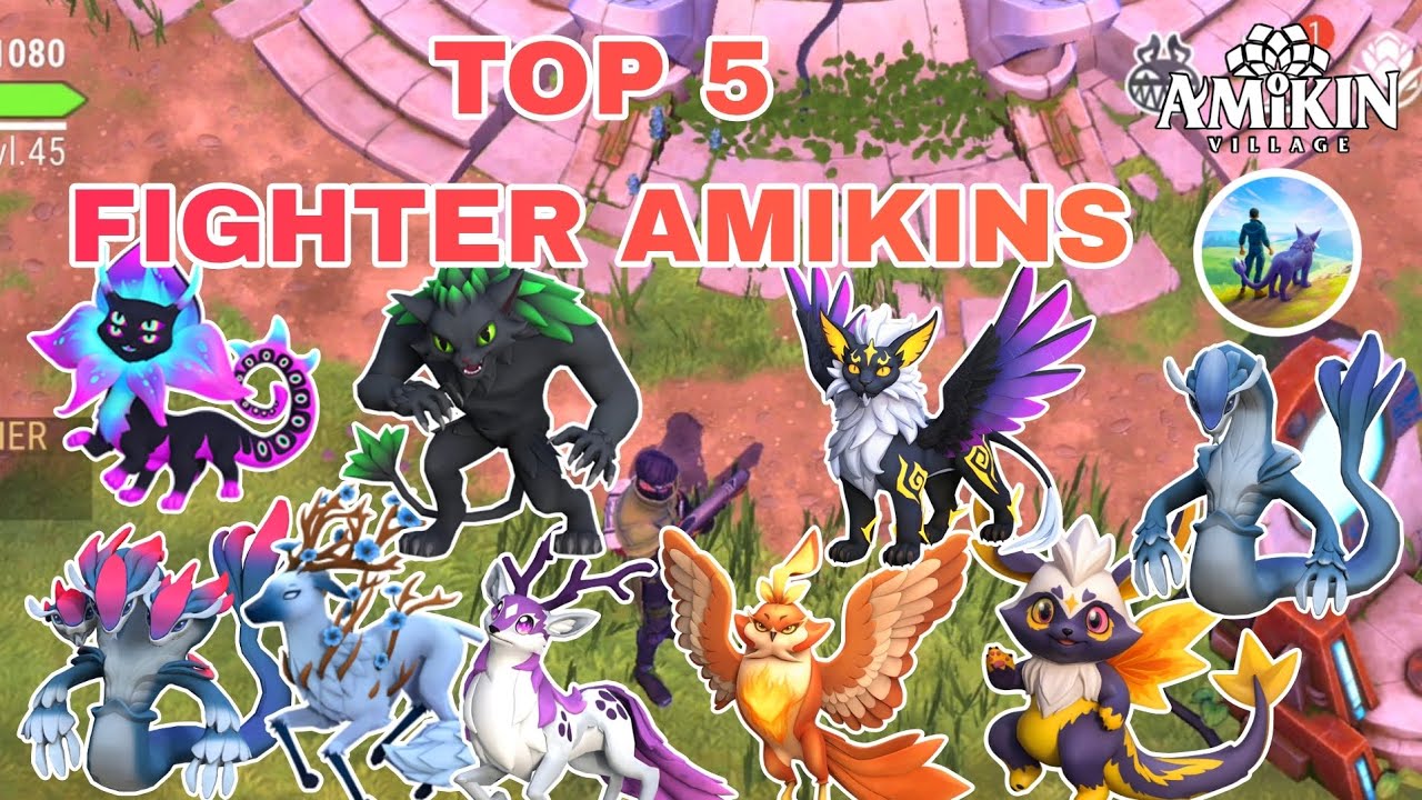 😱 AMIKIN VILLAGE | TOP 5 FIGHTER AMIKINS | FULL GUIDE VIDEO | 137