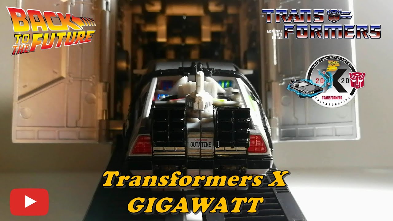 Transformers Collaborative X Back To The Future Gigawatt Review & Demo 🚗
